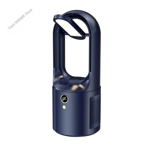 Ventilateur de Table Sans Pales LED – Rechargeable USB 2000 mAh, Silencieux & Sécurisé