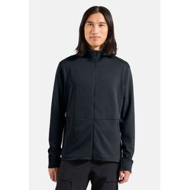Odlo Veste Multisport À Zip Intégral En Polaire À Structure Quadrillée Essentials Pour Homme, Xl, Noir