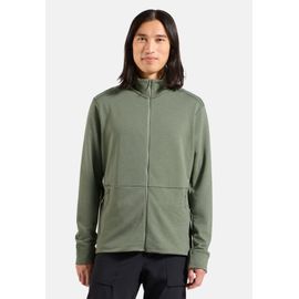Odlo Veste Multisport À Zip Intégral En Polaire À Structure Quadrillée Essentials Pour Homme, Xxl, Beige