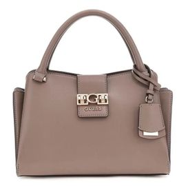 GUESS Sac à main taupe pour femme - Jane Satchel S Dark Taupe 322746