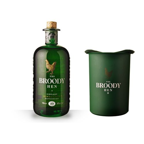 Whisky The Broody Hen 10 Ans 70cl + Ice Ball Maker