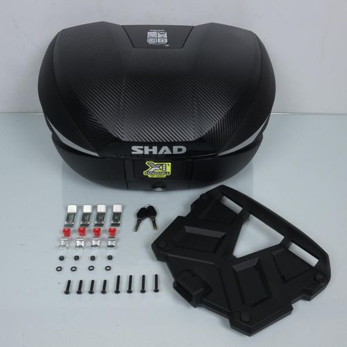 Top Case Shad Sh58x Volume Réglable 46l 52l 58l Carbone Noir Pour Moto Occasion