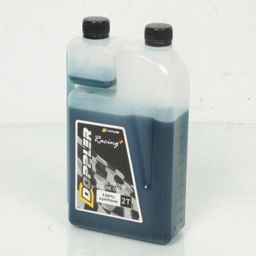 Bidon 1l Huile Moteur 2 Temps 100% Synthèse Doppler Racing + Pour Moto Neuf