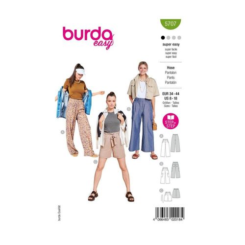 Patron Burda 5707 - Pantalon