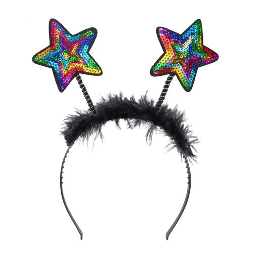Serre-Tête Étoiles Arc-En-Ciel Adulte