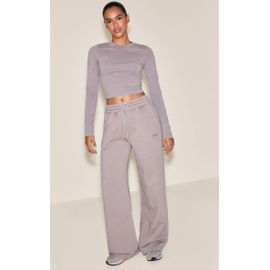 Jogging Large Oversize Gris Anthracite Délavé, Gris Anthracite