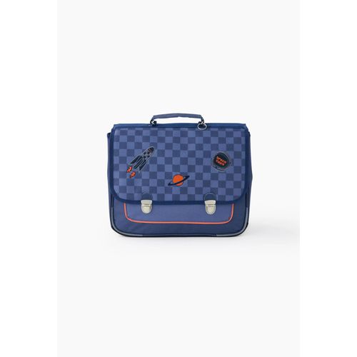 Cartable damier galaxie, 38cm