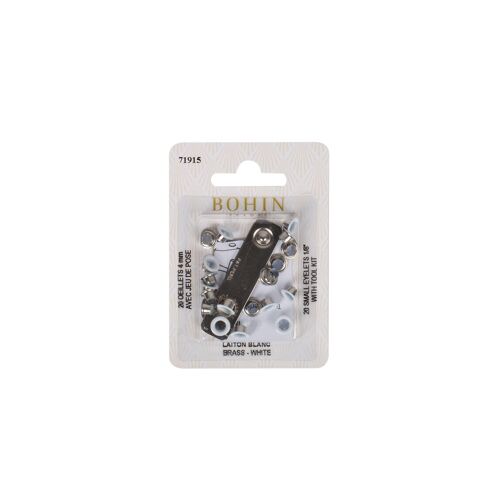 Oeillets 4mm Avec Jeu De Pose 25pcs (Boite De 5)