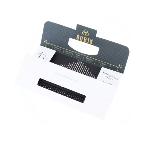 Aiguilles Carnet De 40 185 Ans Bleu Solange (Boite De 5)