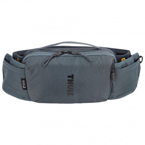 Thule - Rail Hip Pack 2 - Sac Banane Taille 2 L, Gris/Bleu