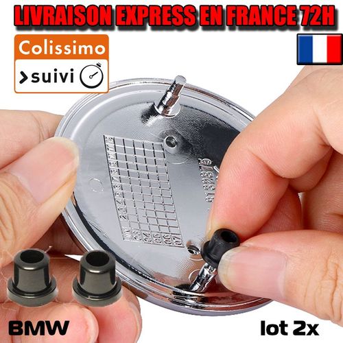 2x Oeillet Embout Clips Logo Emblème Sigle Bmw E36 E46 E87 E90 E60 E39