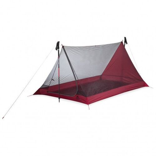 Msr - Thru-Hiker Mesh House 3 V2 - Moustiquaire Taille 213 X 162 X 96 Cm, Rouge