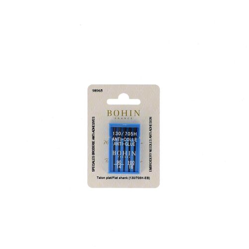 Aiguille Machine Bohin Anti-Colle - Blister 5 (Boite De 5)