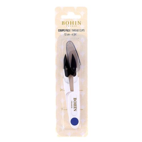 Coupe-Fil Droit Anneaux Plastque Inox 12cm (Boite De 5)
