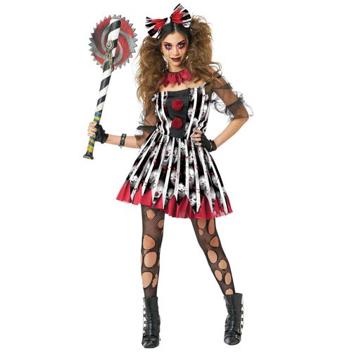 Déguisement Clown Dément Luxe Femme - Taille: M (40/42)