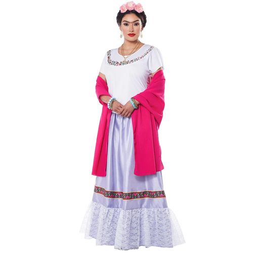 Déguisement Artiste Mexicaine Luxe Femme - Taille: L (42/44)