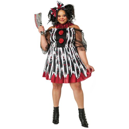 Déguisement Clown Dément Grande Taille Luxe Femme - Taille: Xxl (46/48)