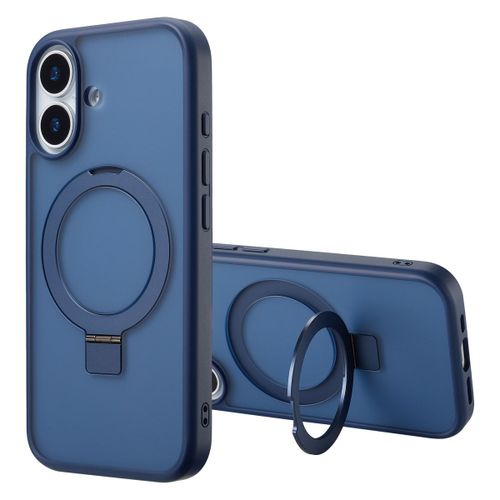 Accezz Coque Ring Stand Avec Magsafe Iphone 17 Bleu