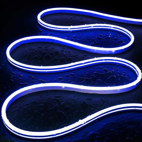 Ruban Led Néon 24v 8w/M Freecut Ip65 Nflex6 Sur Mesure Bleu 5 M