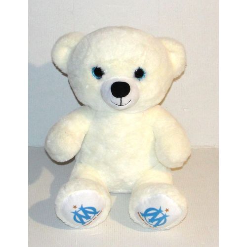 peluche ours marseille football l'om droit au but toys compagny