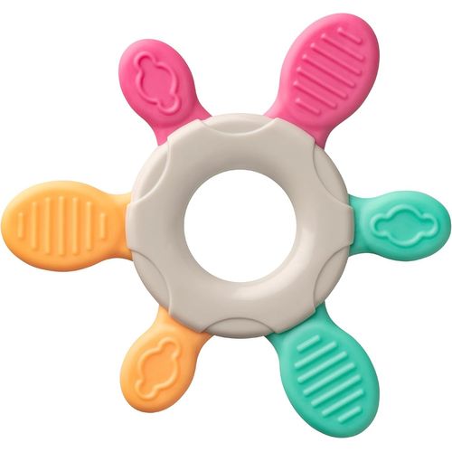 Anneau De Dentition Et De Préhension-Dès 3+ Mois-Jouet Pour Bébé-Soulagement Des Douleurs Dentaires Et Gingivales-Développement De La Motricité-Sans Bpa-Rosa