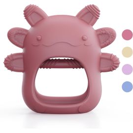 Anneau De Dentition Pour Bébé,Gants En Silicone Jouets De Dentition,Accessoires D'allaitement Sans Bpa Pour Bébés De 3-6 6-12 Mois Autiste,Cadeaux Pour Enfant.[H39]