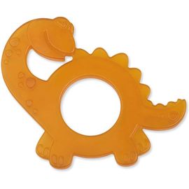 Anneau De Dentition Bio En Caoutchouc Naturel Pour Bébé Qui Fait Ses Dents,Masse Les Gencives,Sans Bpa,Doux,Favorise La Motricité Fine,Dinosaure (639-V1)