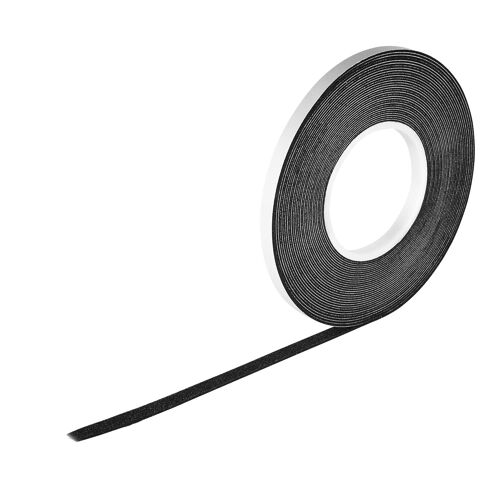 Ruban compressé 10 m de long,10/3 anthracite,autocollant,extensible de 3 à 15 mm,largeur du rouleau : 10 mm,en acrylique 300,convient comme isolation de porte,joint de fenêtre,bande