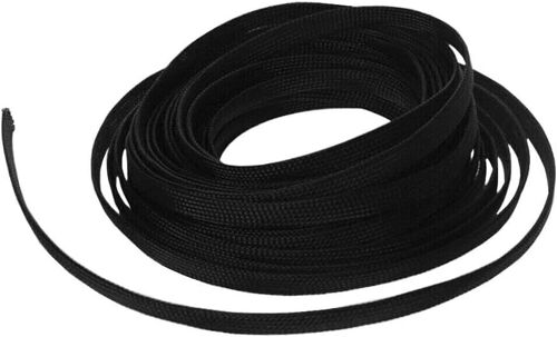 3 mm Braided Cable Sheath Expandable PET Cable Sleeve Wire Storage Cable PET Cover Flexible Electrical Cable Management Flexible Protection Tube Hose 5 Metres