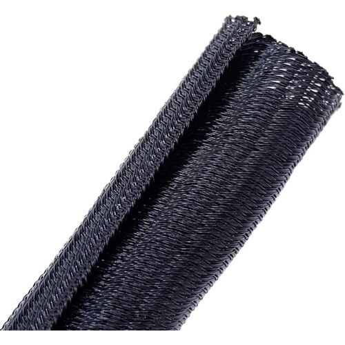 6 mm Braided Cable Sleeve Cover Cable Management Organizer Flexible Slotted Adjustable Tube Loom Protection Cables Length 5 Metres