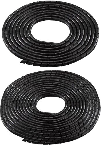 20M Spiral Cable Wrap,6mm And 4mm Cable Winding Tube,Cut Cable Finish,Cable Protection Sleeve,Cable Accessories