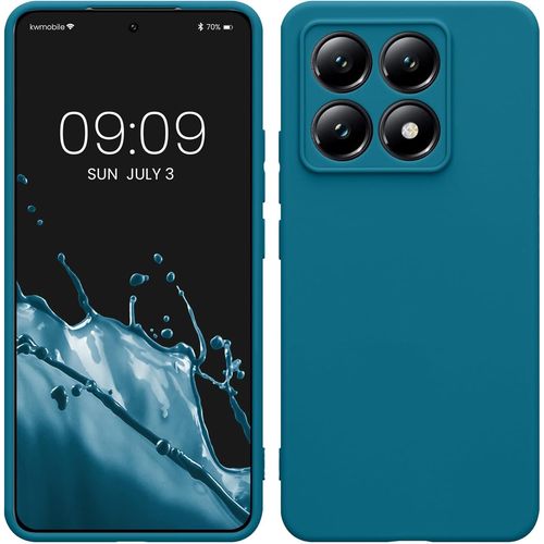Housse Compatible Avec Xiaomi 14t Coque - Housse De Téléphone En Tpu Avec Protection Appareil Photo - Bleu Vif