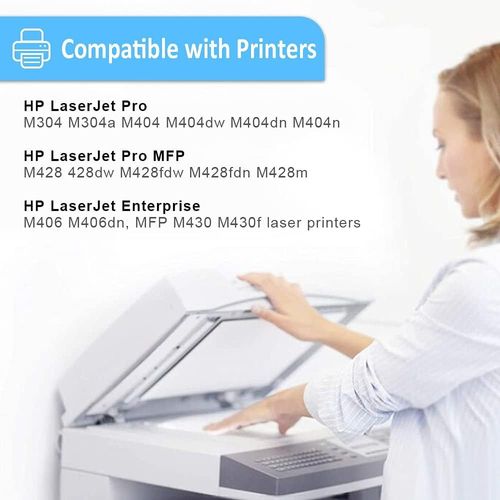 Cartouche de Toner Compatible 59X CF259X (59A CF259A) Haute Capacité 10000 Pages pour Imprimantes HP M304a M404dw M404dn M404n M428dw M428fdw M428fdn M428m M406dn M430f M304 M404 M428 Pas de Puce