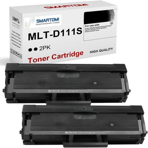 Mlt-D111S Compatible Cartouche De Toner Remplacement Pour Samsung D111S Mlt-D111S D111L Pour Xpress Sl M2070Fw M2026W M2070W M2026 M2022W M2070 M2022 M2020 M2020W M2021 M2071 (Noir[ENC942119]
