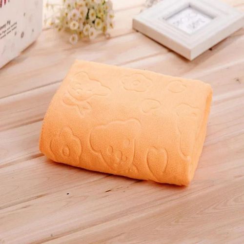140x70cm Serviette De Douche Grandes Serviettes De Plage Serviette À Séchage Rapide Serviette De Bain Absorbant Doux Confort Peignoir Microfibre Serviette Salle De Bain.140x70 Cm.Orange