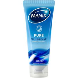 Pure Gel : Lubrifiant Intime (200ml) À Base D'eau/Compatible Avec Les Préservatifs/Idéal Pour Les Rapports Vaginaux Et Anaux