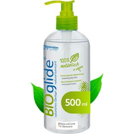 Bioglide Lubrifiant Neutre 500 Ml I Lubrifiant 100% Naturel & Végan I Lubrifiant À Base D'eau I Lubrifiant Bio Pour Préservatifs Latex I Lubrification À Base D'eau