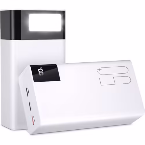 Jgd-Power Bank Chargeur Portable 50 000 Mah : Batterie Externe À Charge Rapide 22,5 W
