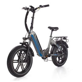Vélo Électrique Tout-Terrain Jobobike Romer, Moteur Bafang 48 V 250 W, Gris