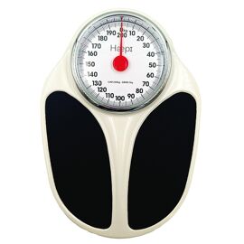 Pèse-personne Analogique A25W - Jusqu'à 180 Kg - Surface Antidérapante - Blanc