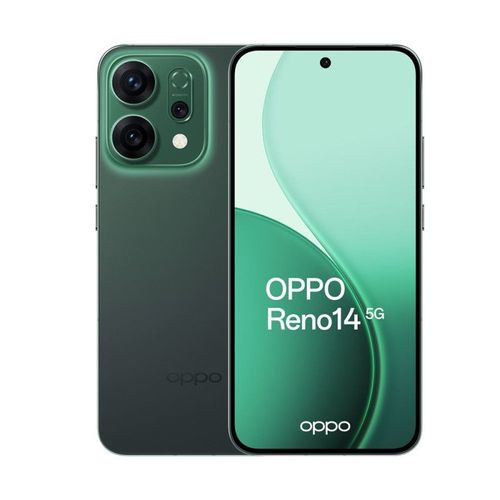 SMARTPHONE OPPO RENO 14 6,59 5G DOUBLE NANO SIM 512 GO VERT ÉMERAUDE