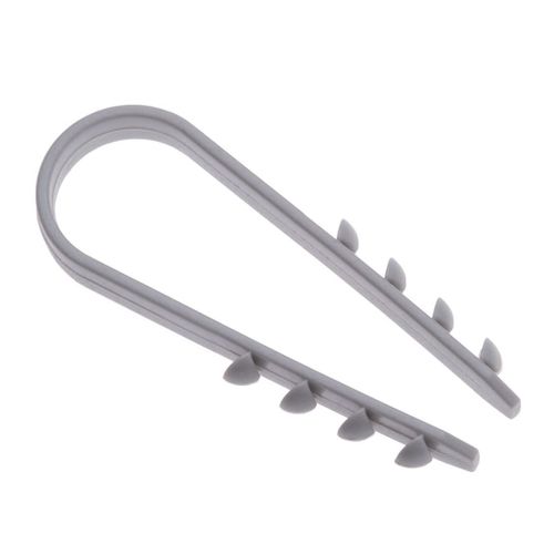 jum-Collier Pour ¿âble Électrique(Paquet De 100)Clips De FilMatériel En Plastique Souple Pinces De Lignes PincesMurales De Câble Électrique Pour Câble Ethernet Taille(6MmX20Mm)