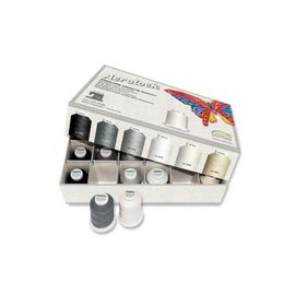 Boite De 24 Cônes Madeira Aerolock N°125 Pour Surjeteuse - Madeira. Color : Blanc
