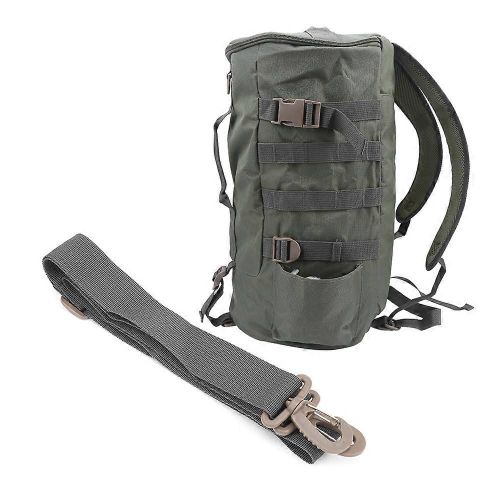 Sac À Dos Cylindrique Pour Matériel De Pêche, Sac À Bandoulière Pour Canne À Pêche, Sacoche D'extérieur Durable, Vert