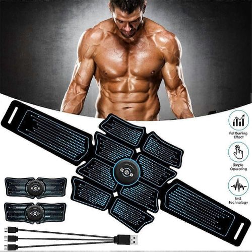 Ceinture Abdominale Amincissante Ems Pour Les Bras Et Les Abdominaux, Stimulateur Musculaire Abs, Tonifiant Pour Exercices De Fitness À Domicile