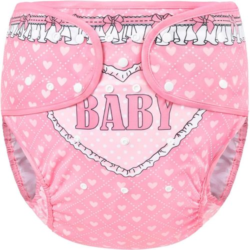 Anw-Couvre-Couches En Tissu Pour Adultes Lavable Réglable Réutilisable Imperméable-Blushing Baby S