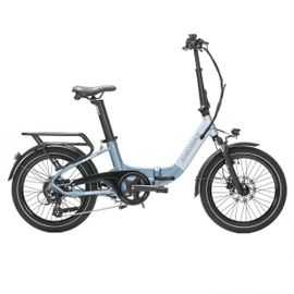 Vélo Électrique De Ville Élégant Jobobike Ace Pro, Capteur De Couple 250 W, 20 Pouces, Léger Pour Filles, Bleu