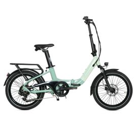 Vélo Électrique De Ville Élégant Jobobike Ace Pro, Capteur De Couple 250 W, 20 Pouces, Léger Pour Filles, Vert