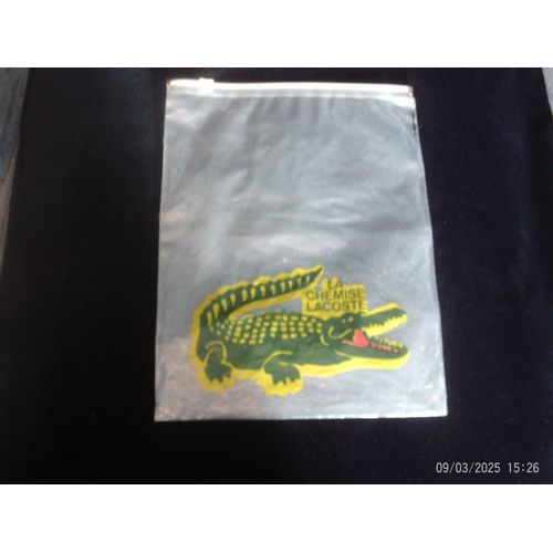 Lacoste - Sac Plastique À Fermeture À Tirette