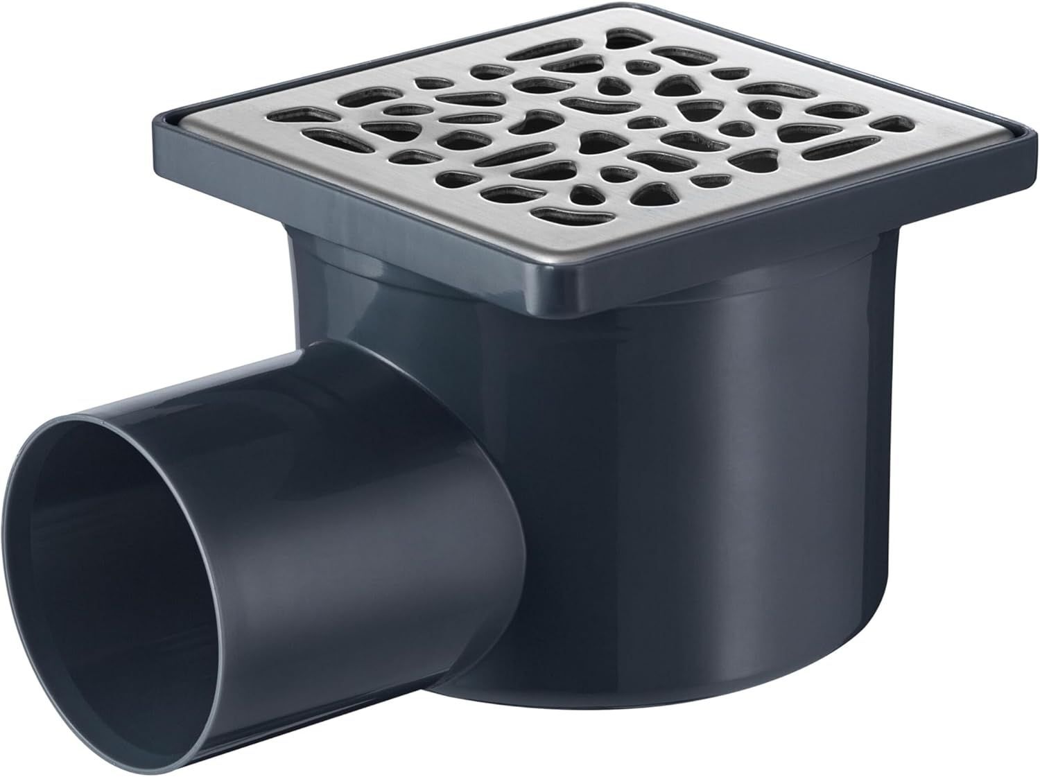 Caniveau Douche Italienne Tectake 100 Cm - Acier Inoxydable Anti-Odeurs